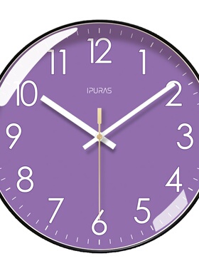 客厅挂钟易普拉简约时钟