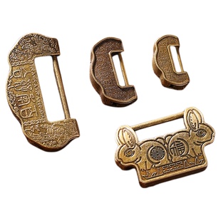 创意复古钥匙锁老式锁扣仿古代小锁柜门锁中式挂横锁头摄影道具锁