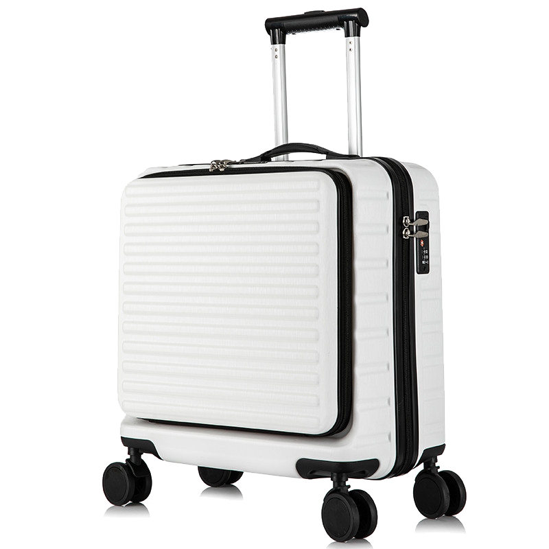 小型20寸男士前置开口密码登机箱真实体验曝光，不看后悔？