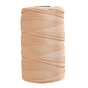 丝光棉麻扁带线手工钩编夏季凉帽拖鞋包包手编diy冰丝亮丝钩针线