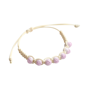 天使之泪冰裂釉小清新陶瓷编织手绳女简约百搭手链男生情侣款手串