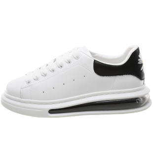 2026春款气垫底小白鞋男增高真皮休闲板鞋韩版百搭情侣运动鞋子女