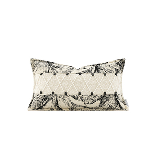 柏洛斯Handicraft轻奢侘寂风羊毛混纺腰枕高级感样板间沙发抱枕套