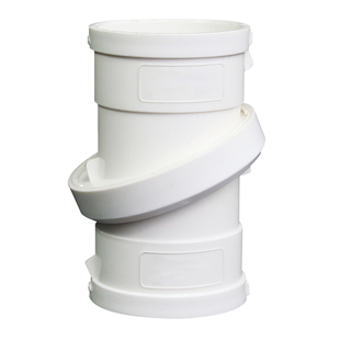 PVC旋转直接110万向可调节360弯头45度塑料下水排水管配件活接头