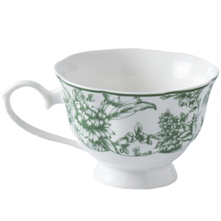 肆月咖啡杯陶瓷杯碟套装家用复古小众下午茶具拉花杯挂耳杯红茶杯