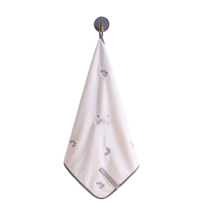 擦手巾可挂式吸水速干家用卫生间擦手布儿童擦手毛巾可爱搽手帕巾