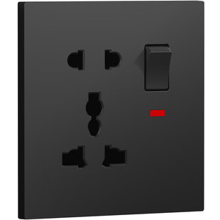 老式多功能五孔插座国际通用型10/13A可用墙壁二三插通用款面板