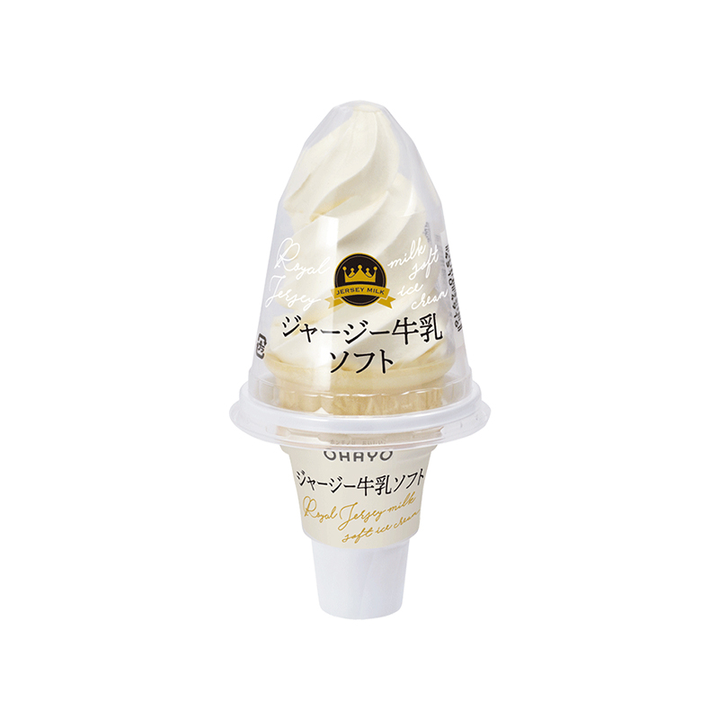 進(jìn)口OHAYO火炬冰淇淋香草牛奶咖啡味甜筒冰激凌蛋筒日本網(wǎng)紅雪糕