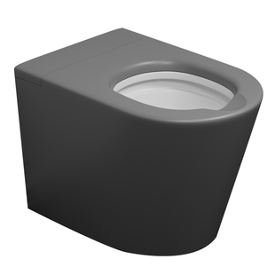 谈话室软包无水箱脉冲马桶留置室防撞硅胶坐便器虹吸式座便器防臭