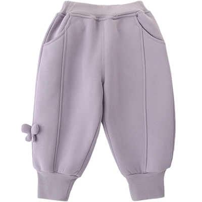 巴厘小猪宝宝长裤秋冬羊羔绒裤子