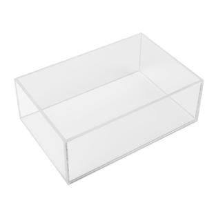 亚克力盒子防尘罩透明定制展示盒一体手办收纳盒抽屉拍摄托盘水槽