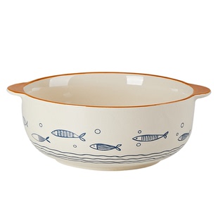 10寸双耳酸菜鱼大碗陶瓷汤碗日式釉下彩高级感家用水煮鱼大碗汤盆