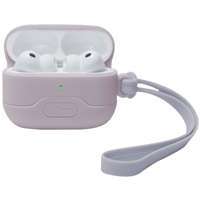 Bone手挂绳AirPods Pro3保护套二代C口适用苹果蓝牙耳机无线充电盒USB-C耳机套软硅胶防摔airpodsp