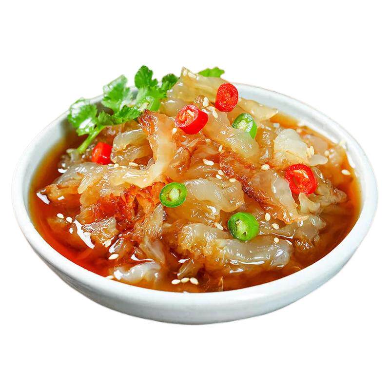 海蜇头开袋即食凉拌大连温州特产