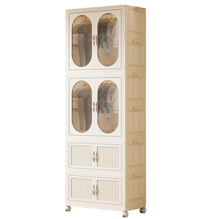 折叠宝宝衣柜儿童衣服收纳柜家用卧室免安装储物柜婴儿塑料小衣橱