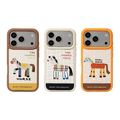 CARECASE 彩色小马液态硅胶磁吸手机壳 马年限定 适用于苹果iPhone17 16 15 Pro Max 设计师插画 防摔全包
