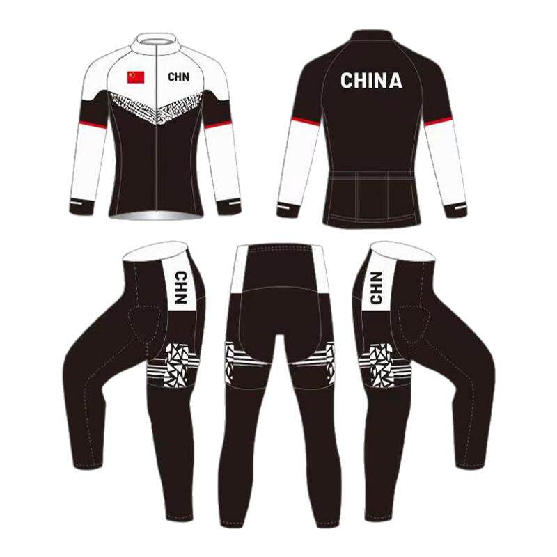 极客狮2025新款速干中国风速滑服