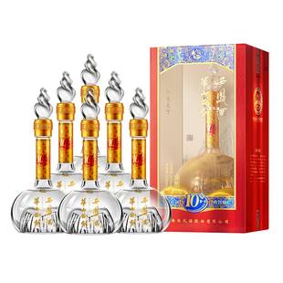 【官方正品】华山论剑西凤酒10年45度凤香春节送礼整箱500mL*6