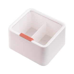 美妆蛋收纳盒多功能桌面带盖防尘化妆棉棉签海绵棒化妆品粉扑盒子