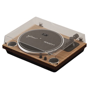 正品赛塔林MANTY三代黑胶唱片机木质复古留声机蓝牙李现同款音箱