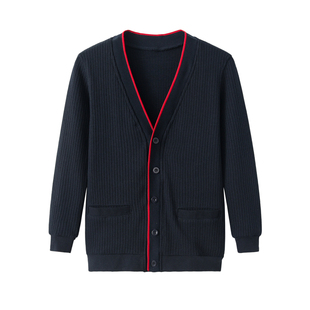 深圳市小学生礼服 冬装男女配套毛衣外套 统一校服制服长袖外套