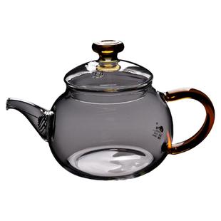 玻璃茶壶耐高温功夫茶具小号过滤可烧煮茶透明家用简约加厚泡茶器