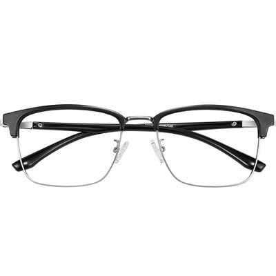 近视眼镜片大脸眉线半框