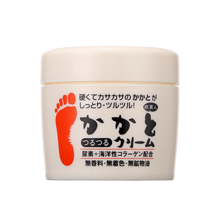 日本原装旅美人海洋胶原蛋白足部手肘温和去角质去死皮滋润霜100g