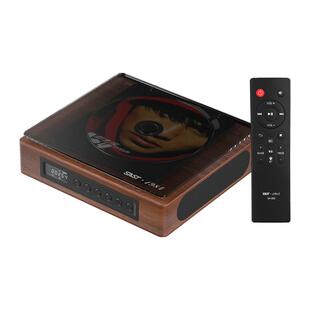 先科CD机复古蓝牙音响一体机小型黑胶cd光盘播放器充电便携随身听