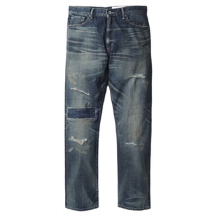 现货 NEIGHBORHOOD SAVAGE DENIM DP MID 牛王水洗破坏牛仔裤25AW