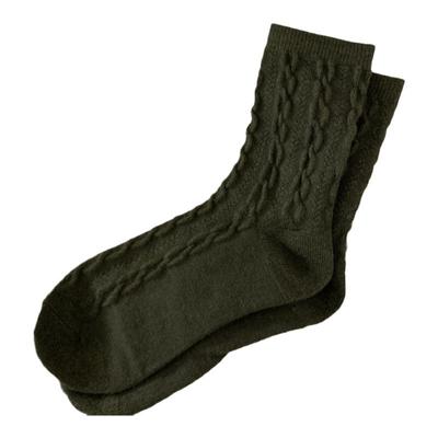 秋冬少女中筒羊毛中筒袜