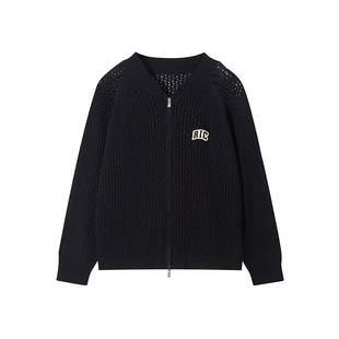 RickyisClown镂空慵懒针织毛衫外套男生秋季宽松潮牌情侣装上衣女