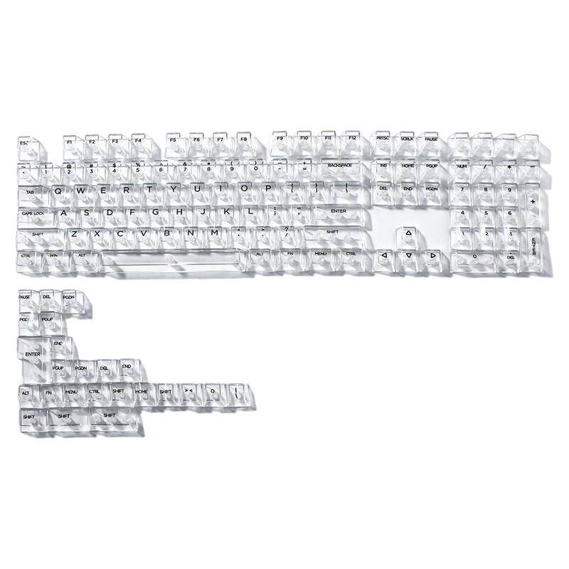 Ez63透明键帽机械键盘侧刻原厂EV63磁轴客制化满改ace68冰晶键帽