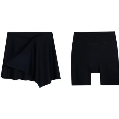 AIMER CHUANG爱慕创女士春夏高腰无前浪带裙五分裤CA822181