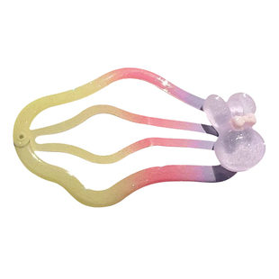 彩色云朵碎发夹儿童刘海夹前额bb夹女童不伤发高颜值发卡宝宝边夹