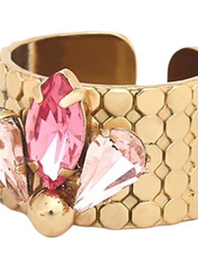 法国品牌Franck Herval 璀璨系列 蛇年新款开口戒指