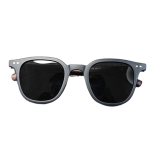 新款日潮vintage文艺复古偏光太阳眼镜街拍男女木纹腿遮阳墨镜