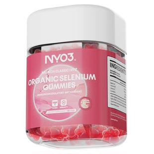 【100%纯有机硒】NYO3麦芽有机硒软糖补硒免疫力60粒/瓶
