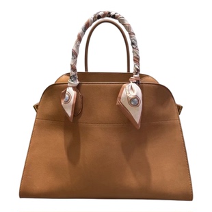 高版本Margaux15 12 10马鞍皮手缝定制全钢五金女单肩手提托特包