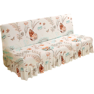 2025弹力万能无扶手沙发套罩全包梳化巾折叠床美式直排1.8米三人