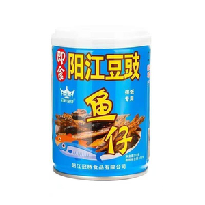 冠桥皇牌阳江豆豉鱼仔虾仔广东特产即食豆豉酱就粥拌饭拌面下饭酱