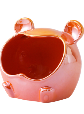 卡通陶瓷收纳客厅玄关装饰摆件