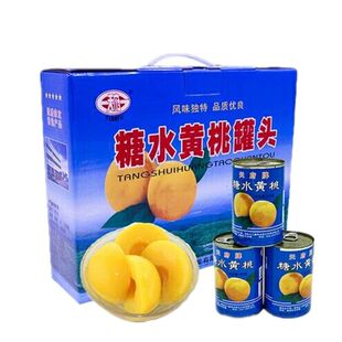 重庆特产潼南天府牌糖水黄桃罐头新鲜黄桃水果罐头烘焙原料五个装