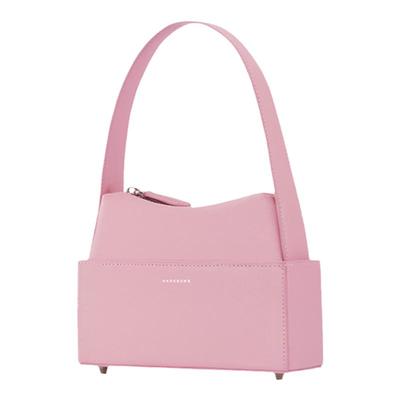 【MARKGONG】通勤流行独特MINI TRIBECA设计山羊皮女士拎包手提包