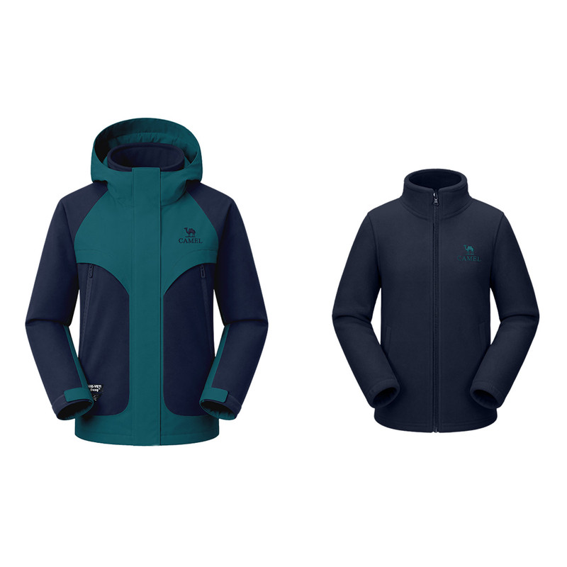骆驼儿童冲锋衣防风户外登山服