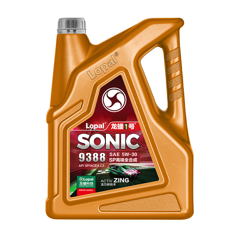 龙蟠1号SONIC9388 5W30 SP/ACEA C3全合成汽车发动机机油高端车4L