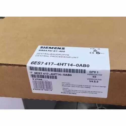 6ES7417-4HT14-0AB0 S7-400系列PLC CPU模块