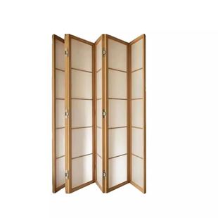推拉折叠门实木门日式推拉门定制原木风简约厨房格子门隔断阳台门