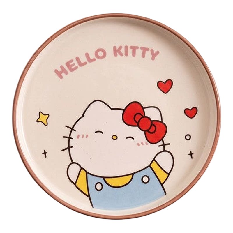HelloKitty汝窑陶瓷盖碗可开片