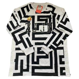 李宁正品男赞助浙江广厦秋冬季大码圆领篮球卫衣加厚5X6X7X8X9X